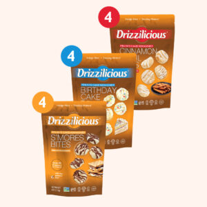 3 Flavor Variety [S'mores. Birthday. Cinnamon] 4oz